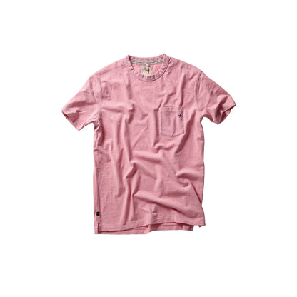 Ringspun Pocket Tee - Pink Heather - DUNE + SALT