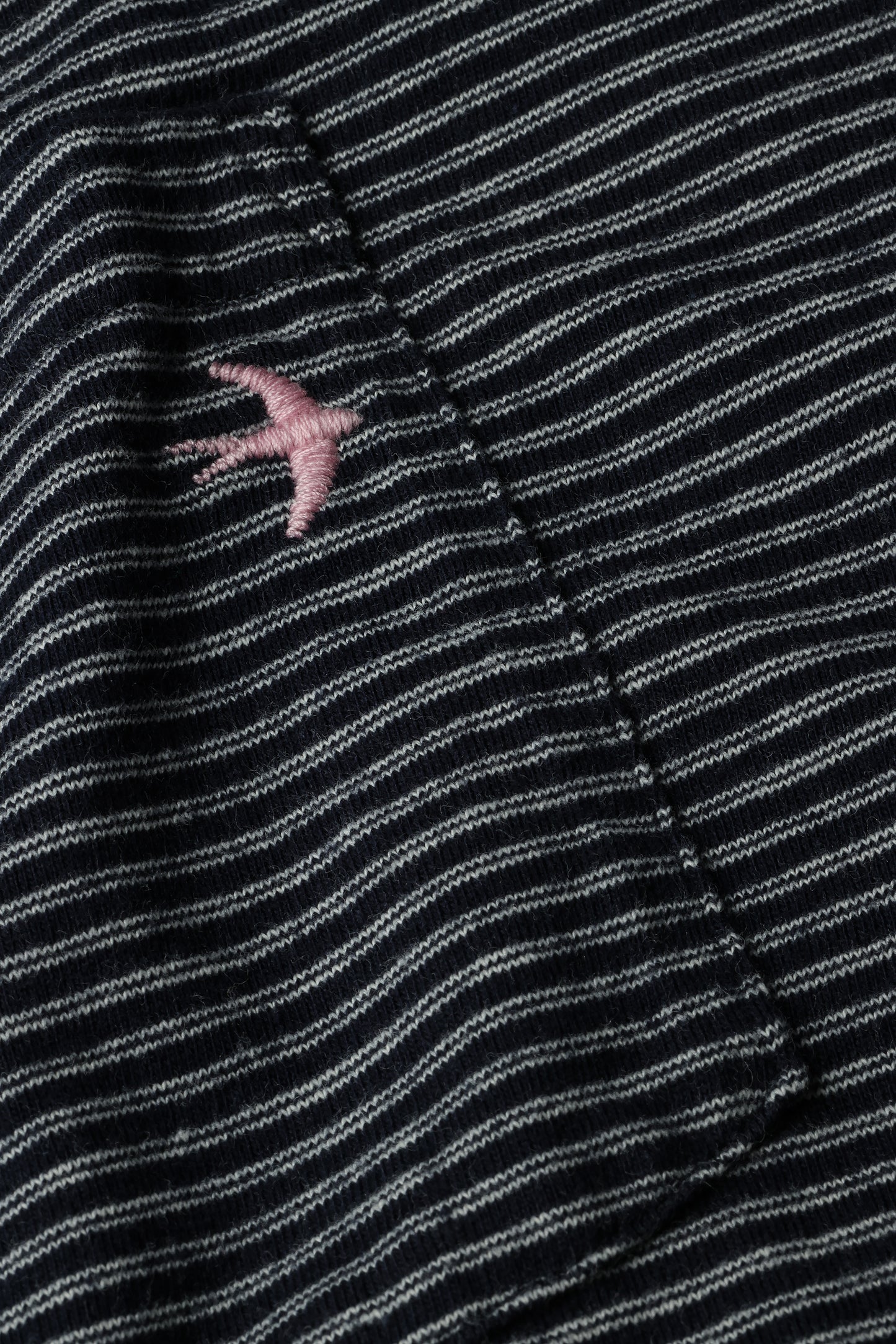 Double Feedstripe Tee - Midnight/White - DUNE + SALT