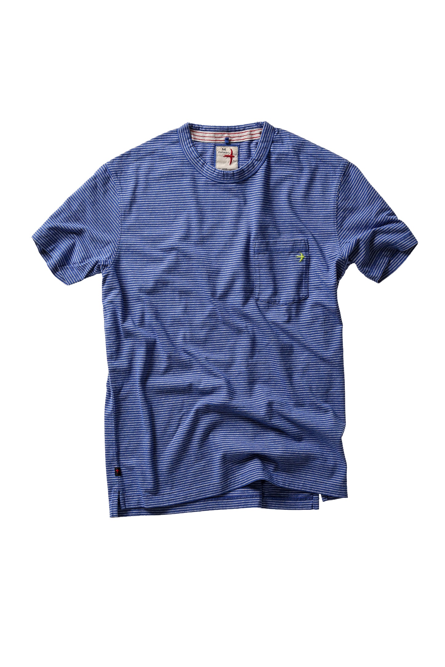 Double Feedstripe Tee - Royal/White - DUNE + SALT