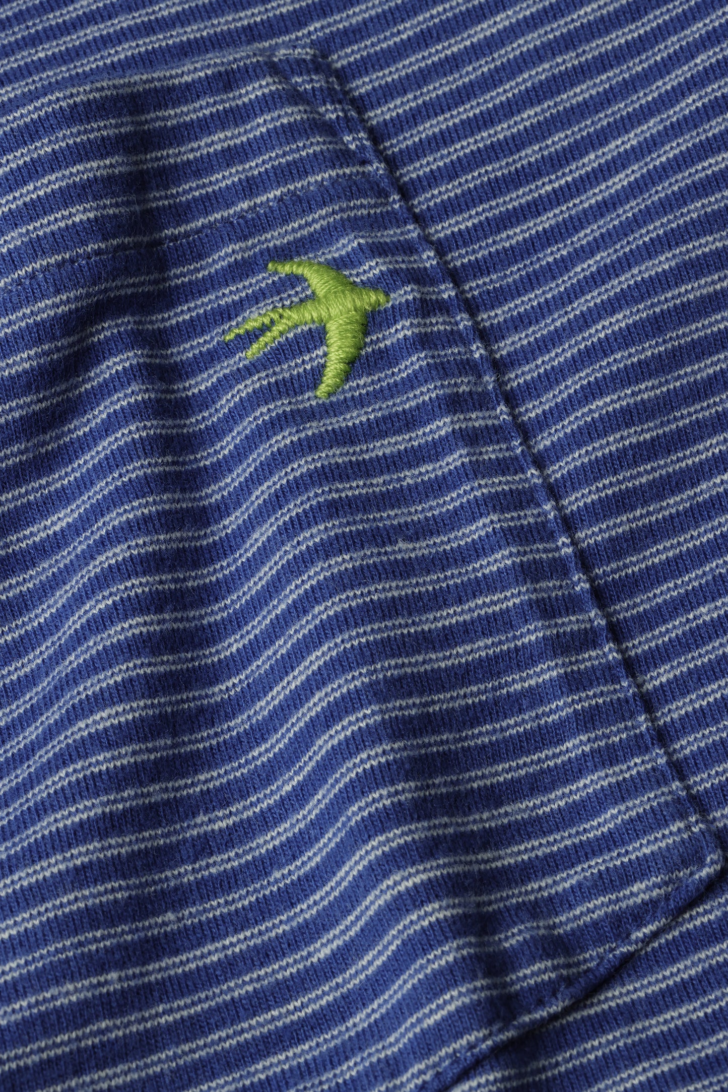 Double Feedstripe Tee - Royal/White - DUNE + SALT