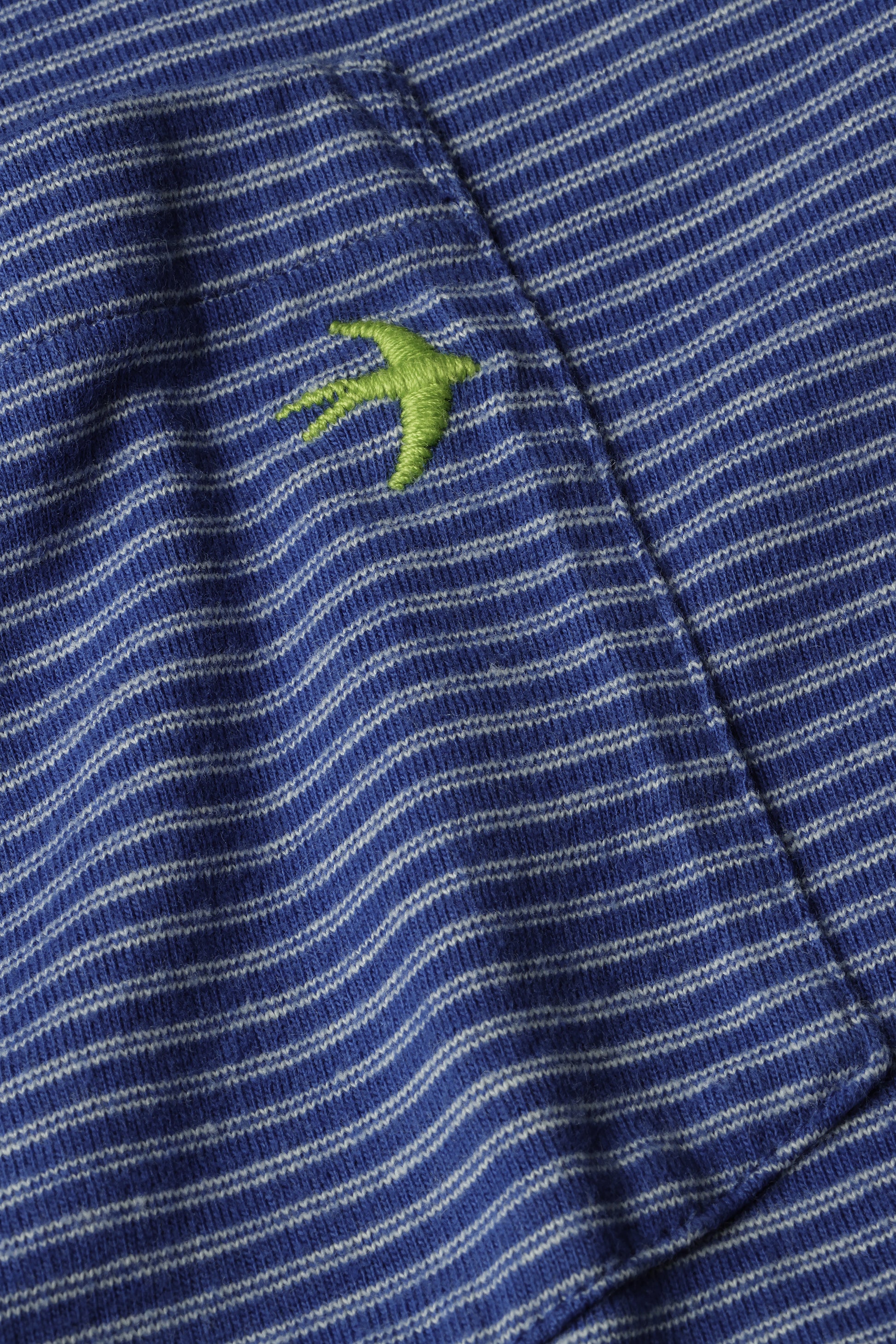 Double Feedstripe Tee - Royal/White - DUNE + SALT