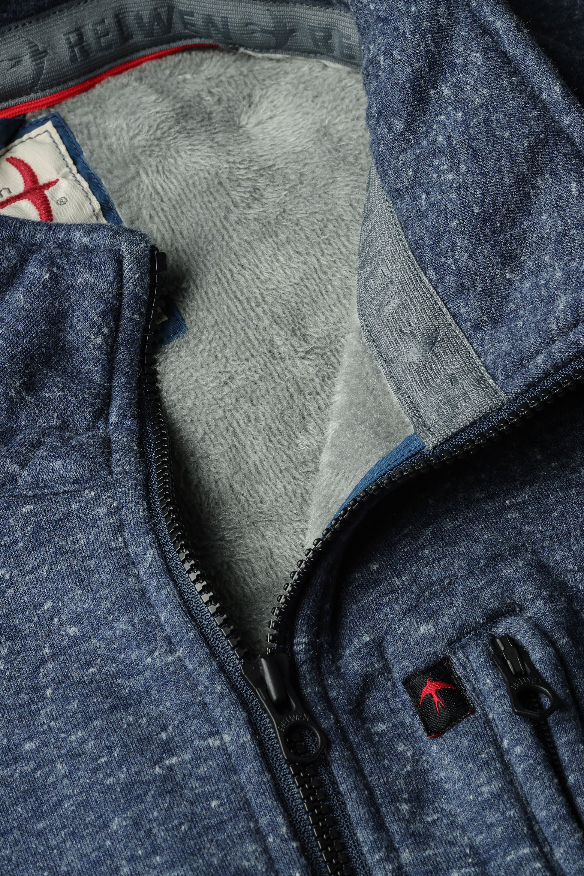 Micropile Half-Zip - Navy Fleck - DUNE + SALT