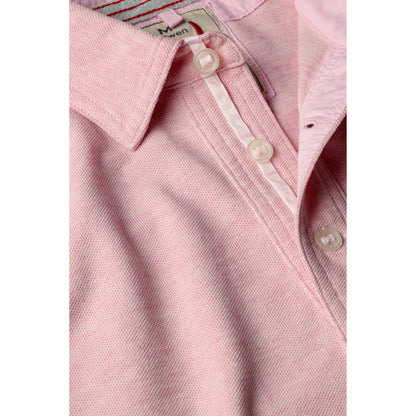 L/S Vintage Pique Polo - Pink Heather - DUNE + SALT