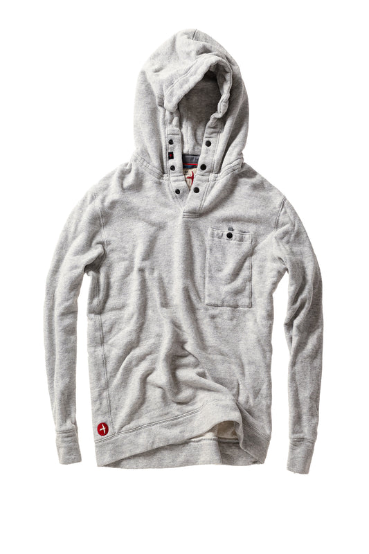 Frenchloom Hoodie - Bone Heather - DUNE + SALT
