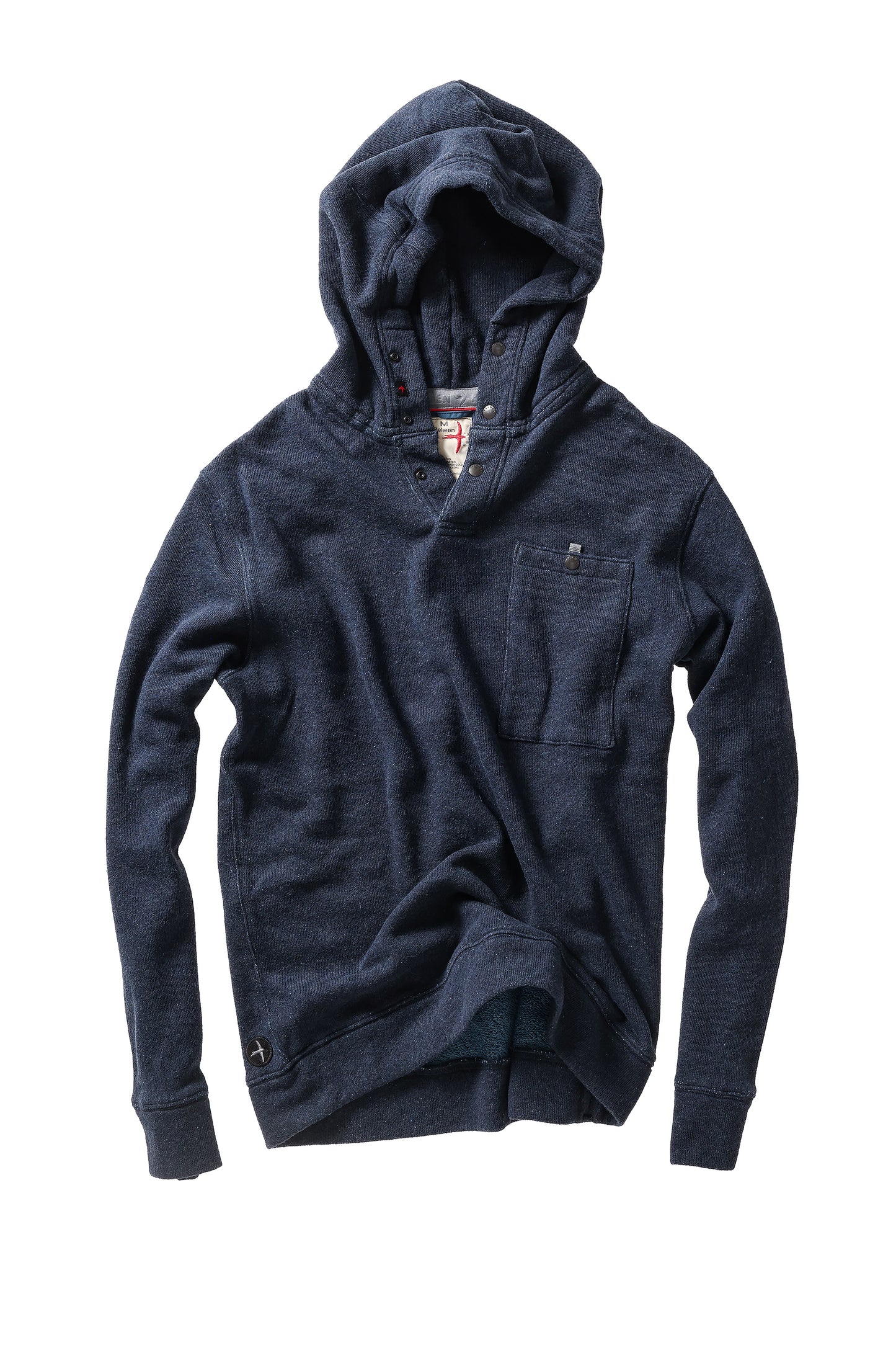 Frenchloom Hoodie - Navy Heather - DUNE + SALT