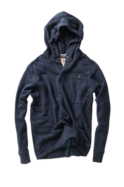 Frenchloom Hoodie - Navy Heather - DUNE + SALT