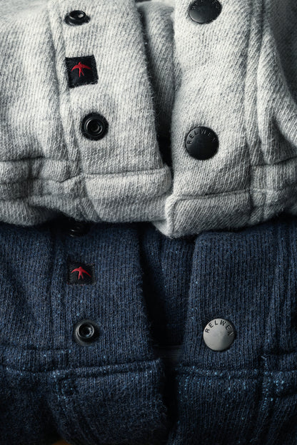 Frenchloom Hoodie - Navy Heather - DUNE + SALT