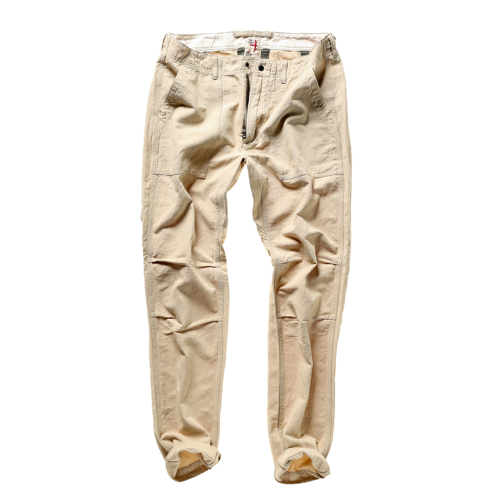 Cotton/Linen Supply Pant - Biscuit - DUNE + SALT
