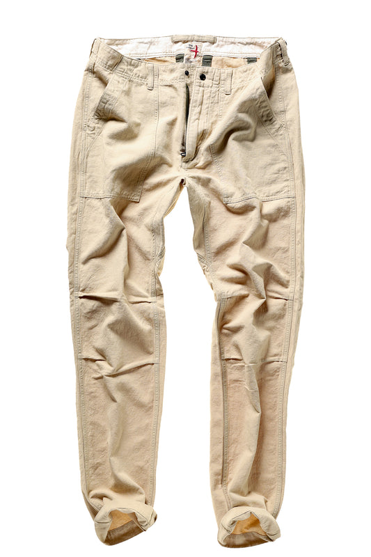 Cotton/Linen Supply Pant - Biscuit - DUNE + SALT