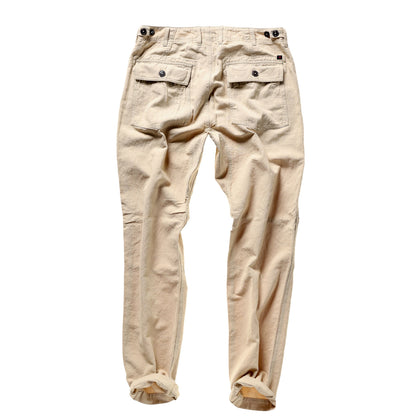Cotton/Linen Supply Pant - Biscuit - DUNE + SALT