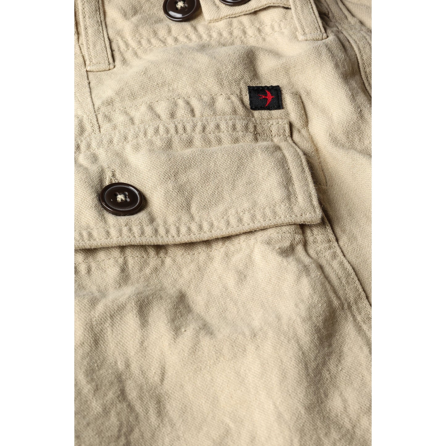 Cotton/Linen Supply Pant - Biscuit - DUNE + SALT