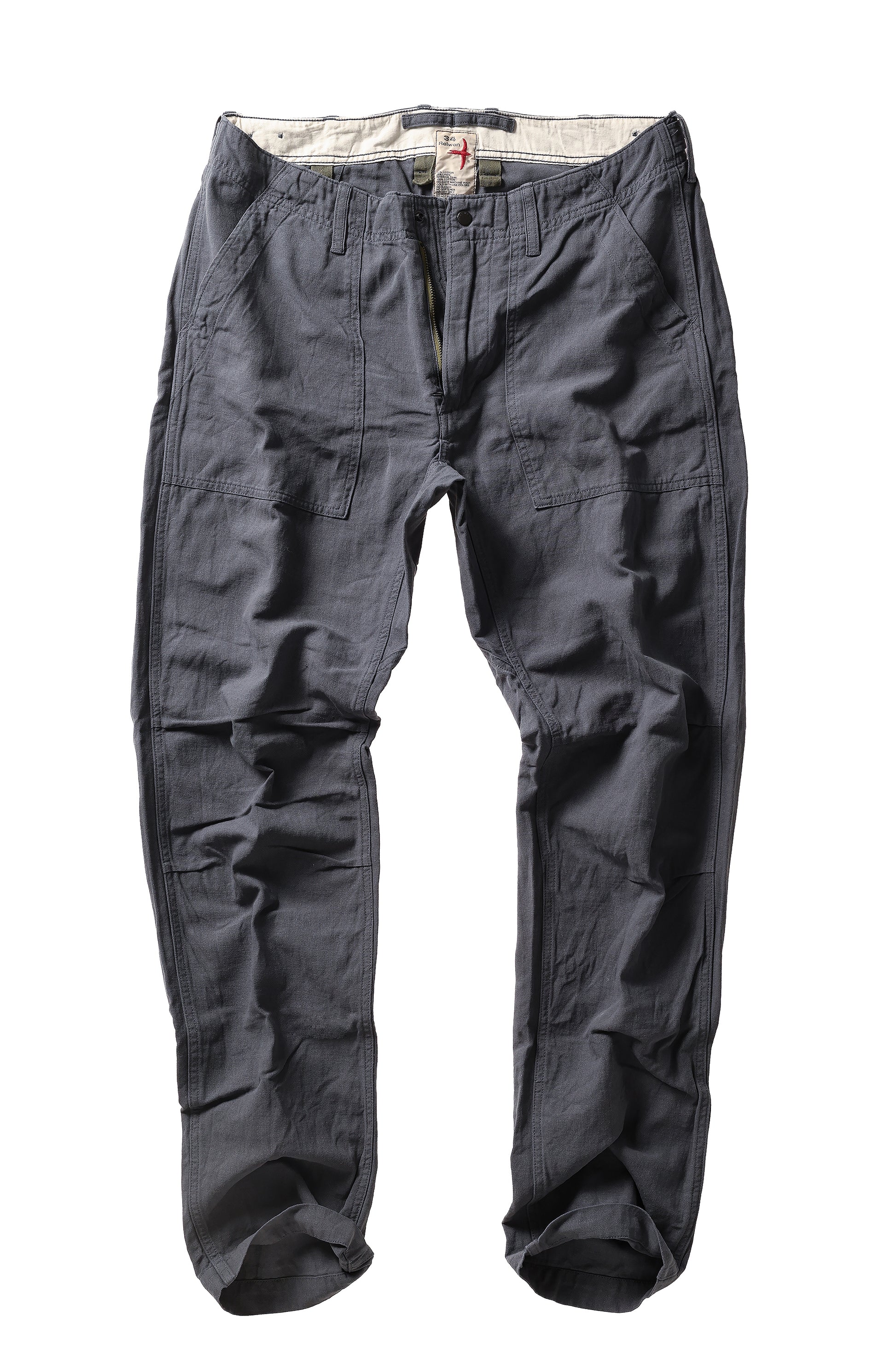 Cotton/Linen Supply Pant - Carbon - DUNE + SALT