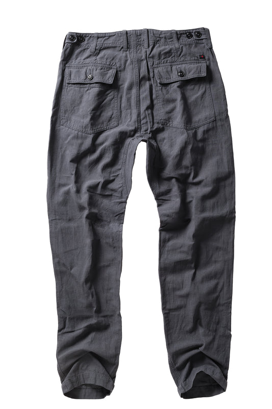Cotton/Linen Supply Pant - Carbon - DUNE + SALT