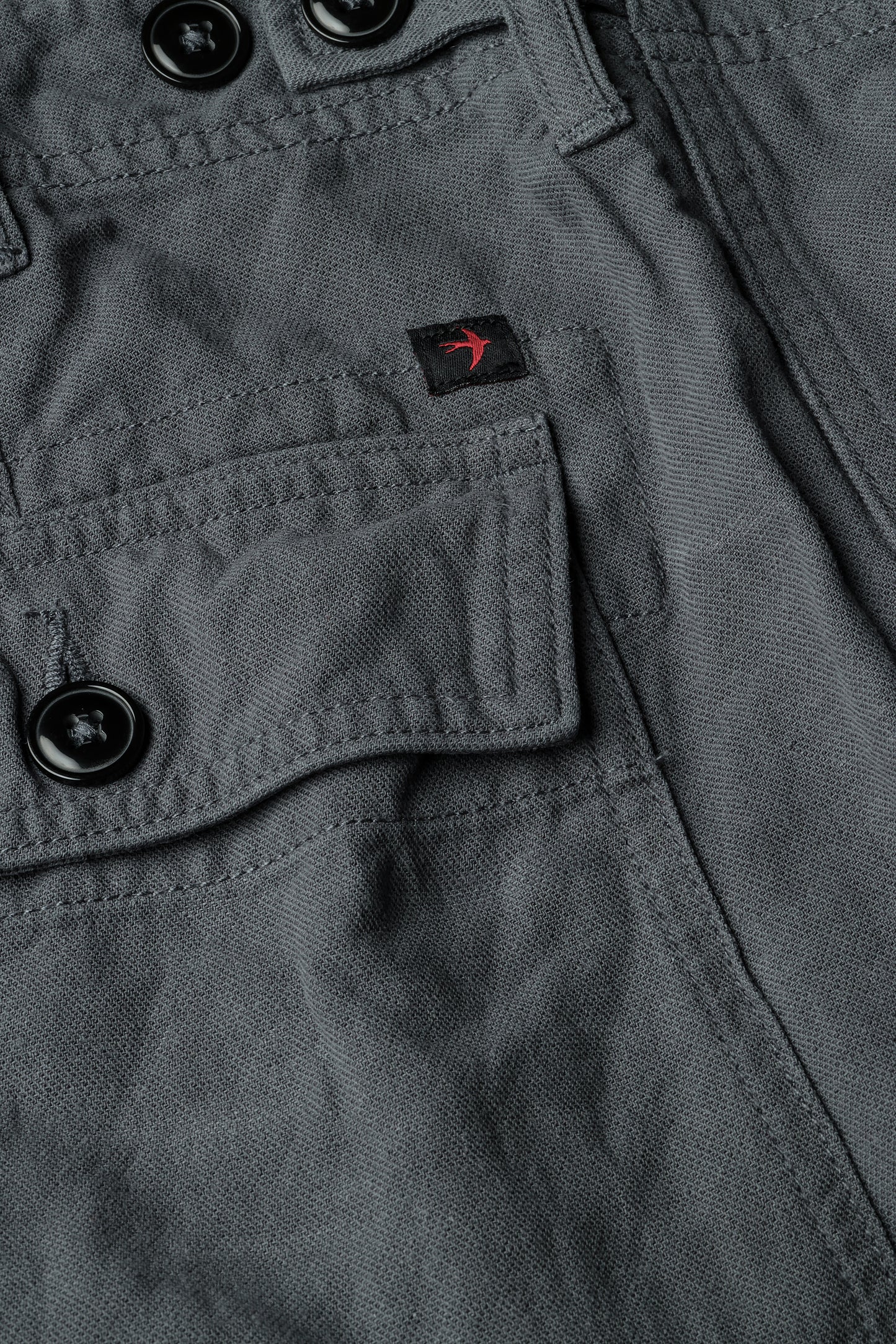 Cotton/Linen Supply Pant - Carbon - DUNE + SALT