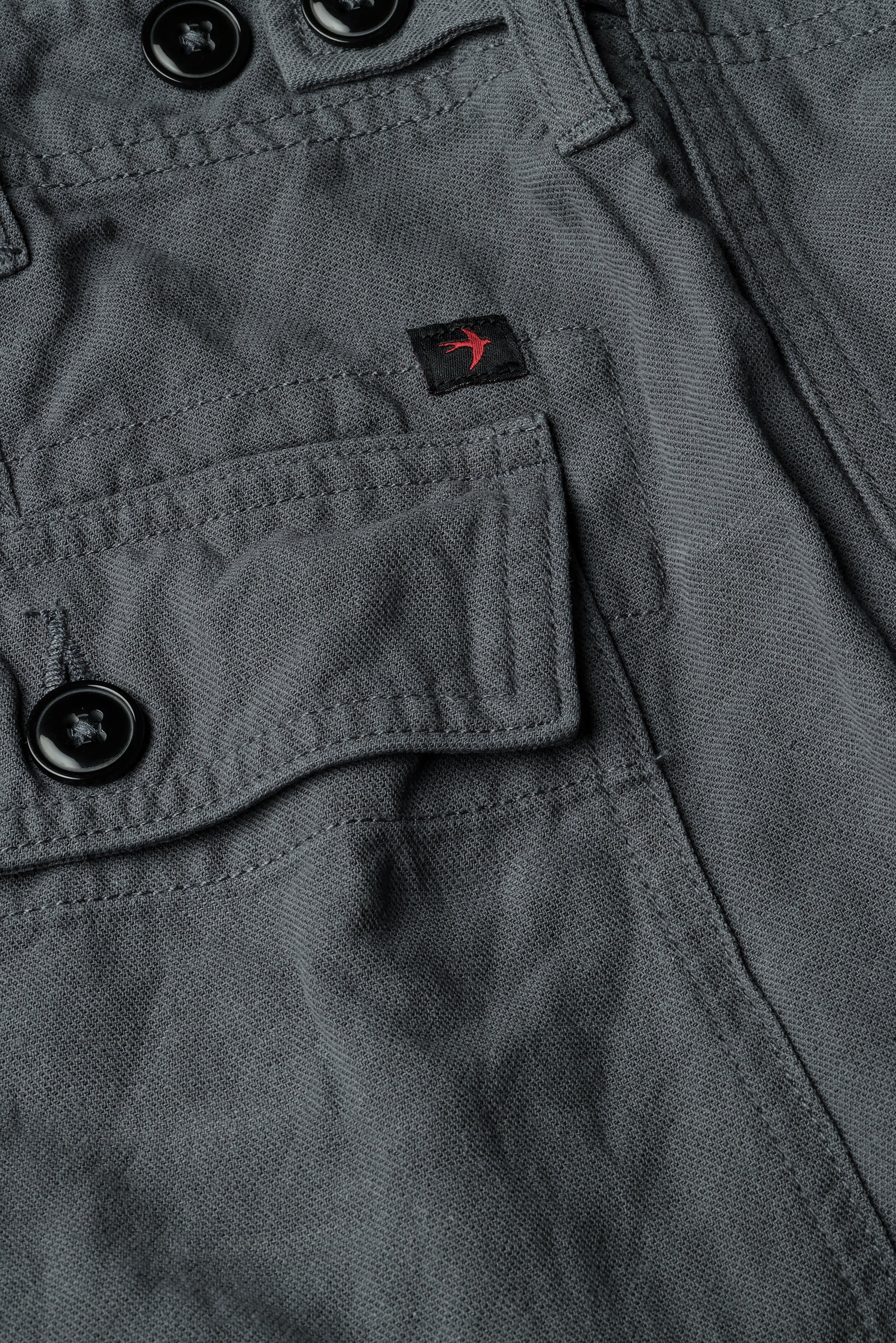 Cotton/Linen Supply Pant - Carbon - DUNE + SALT