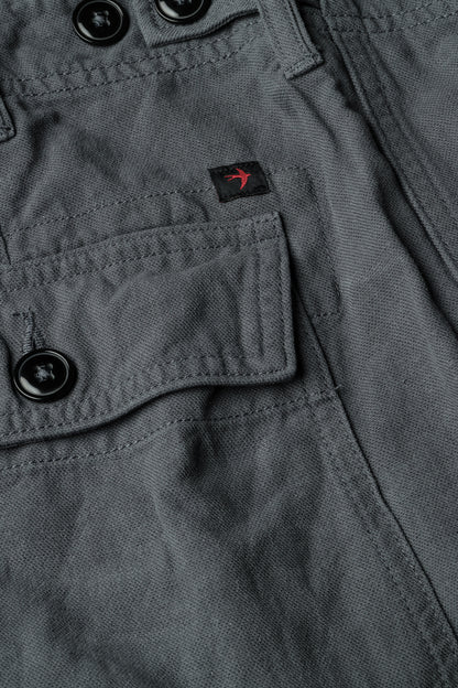 Cotton/Linen Supply Pant - Carbon - DUNE + SALT