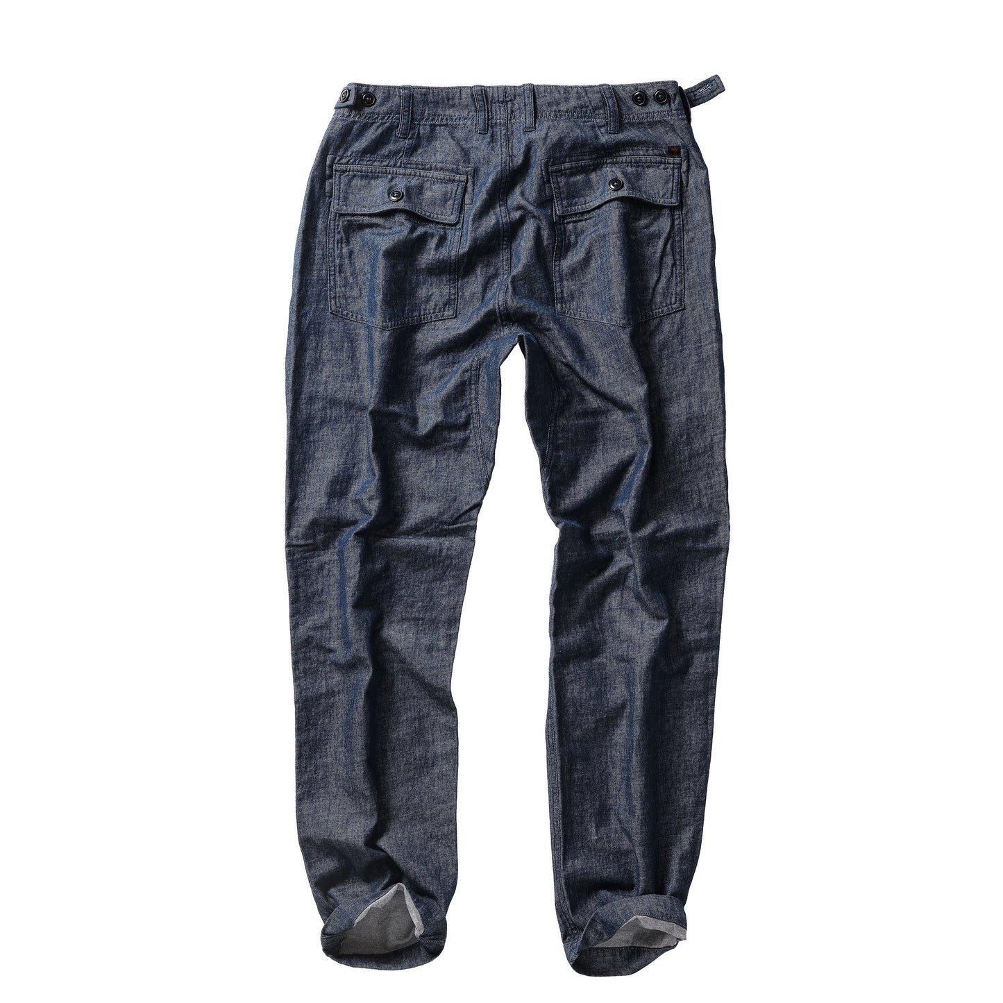 Cotton/Linen Supply Pant - Indigo Yarn-Dye - DUNE + SALT