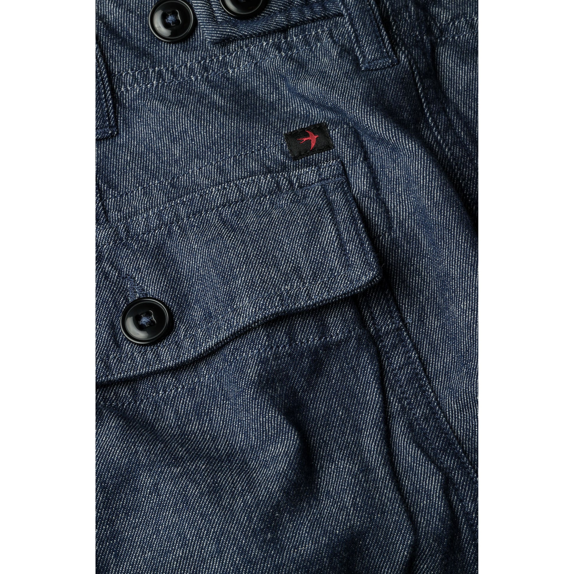 Cotton/Linen Supply Pant - Indigo Yarn-Dye - DUNE + SALT