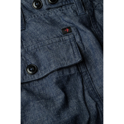 Cotton/Linen Supply Pant - Indigo Yarn-Dye - DUNE + SALT