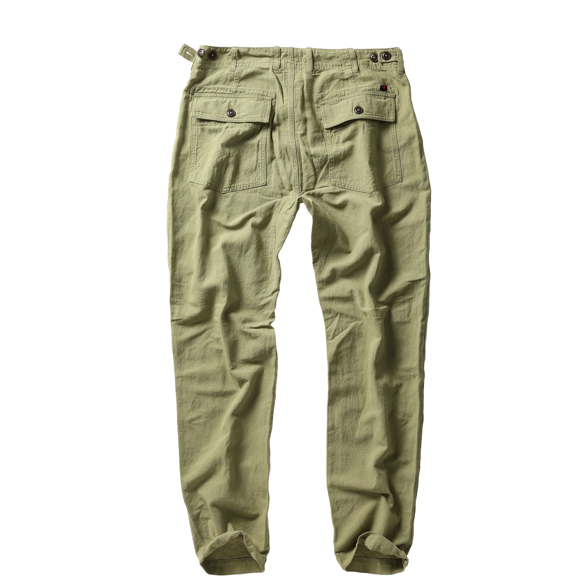 Cotton/Linen Supply Pant - Light Olive - DUNE + SALT