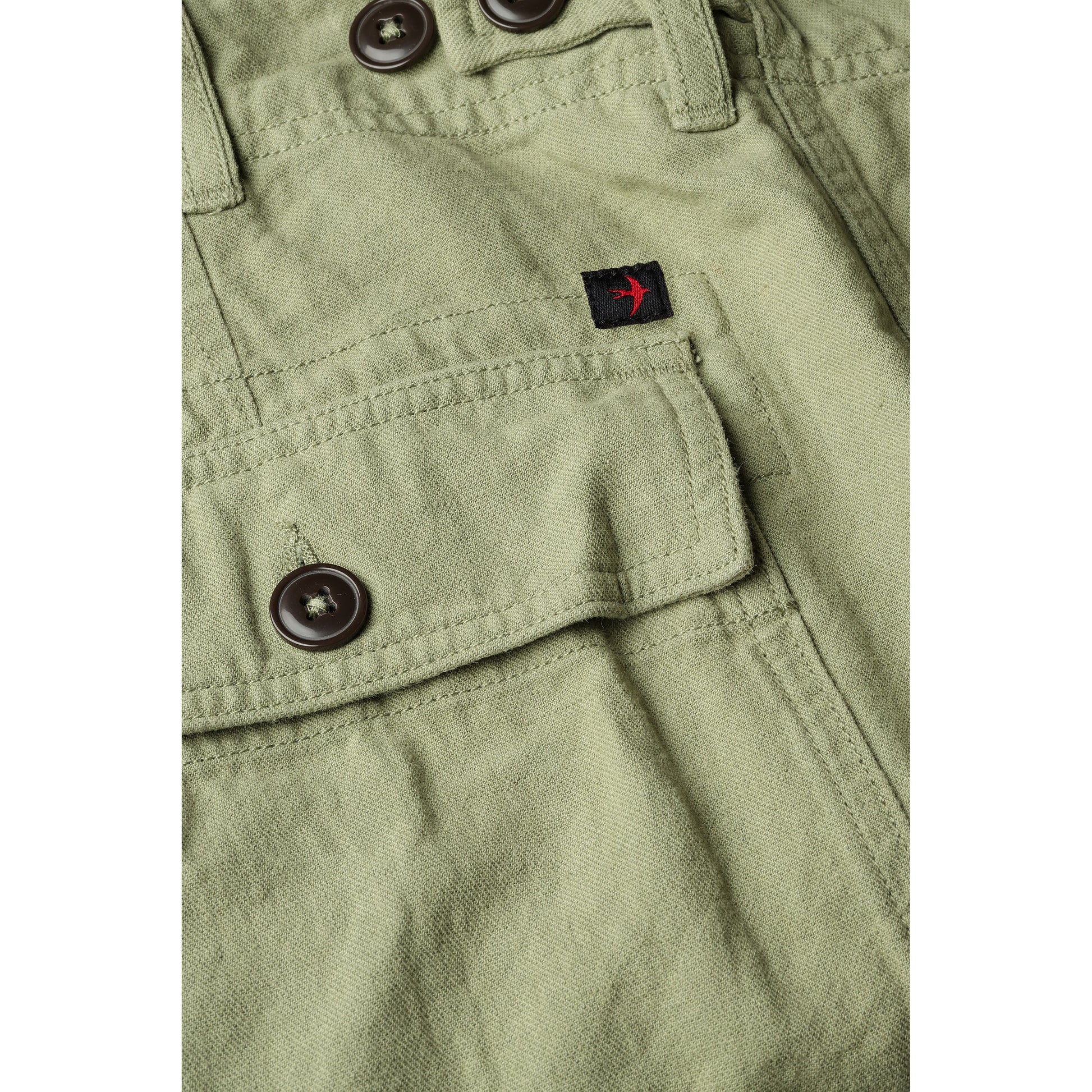 Cotton/Linen Supply Pant - Light Olive - DUNE + SALT