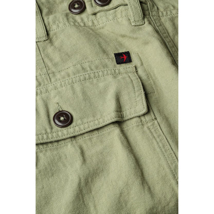 Cotton/Linen Supply Pant - Light Olive - DUNE + SALT