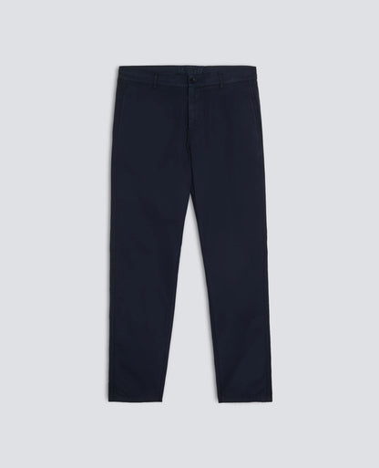 Poplin Chino Trousers - Navy - DUNE + SALT