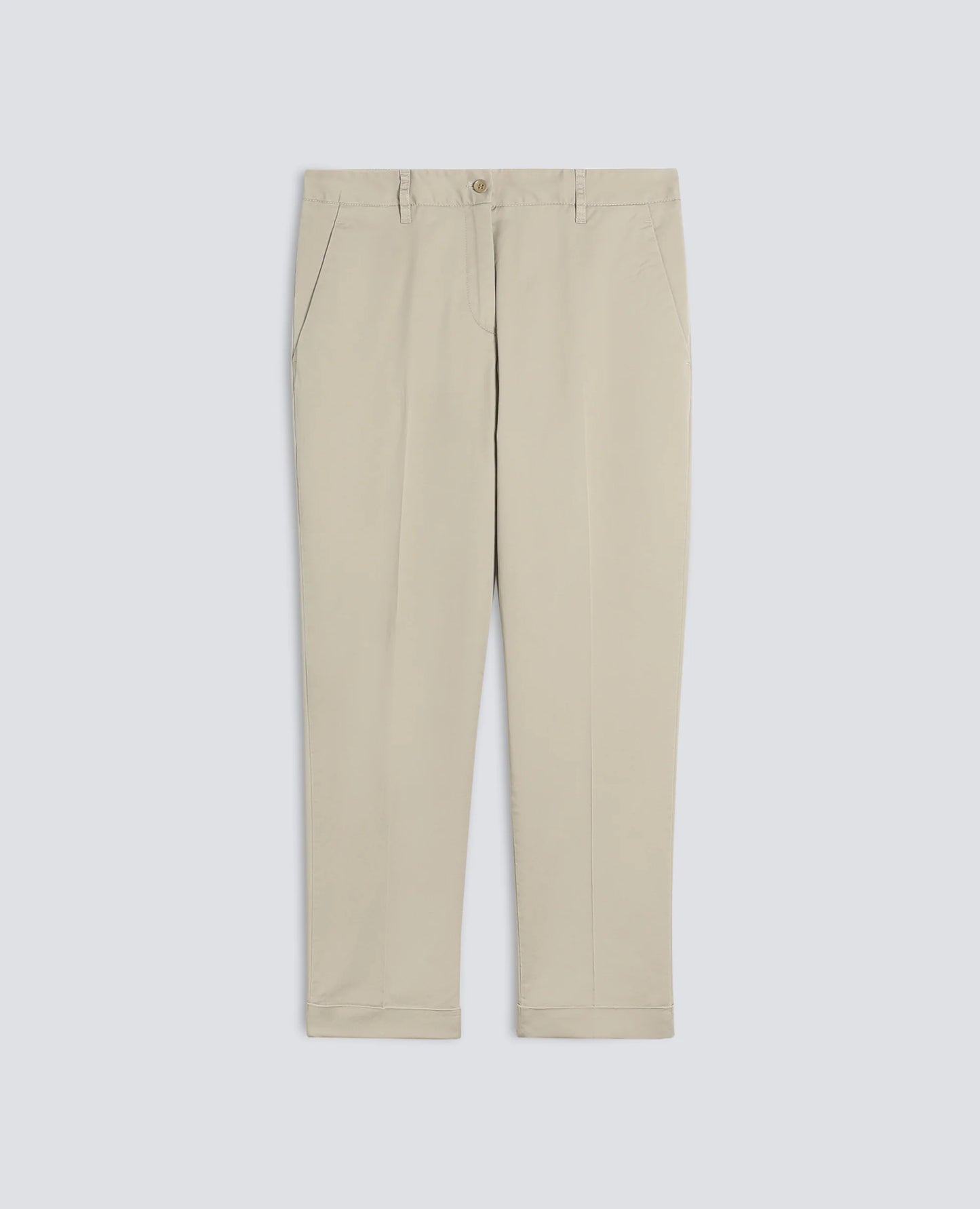 Stretch Cotton Twill Trousers - Colonial Beige - DUNE + SALT