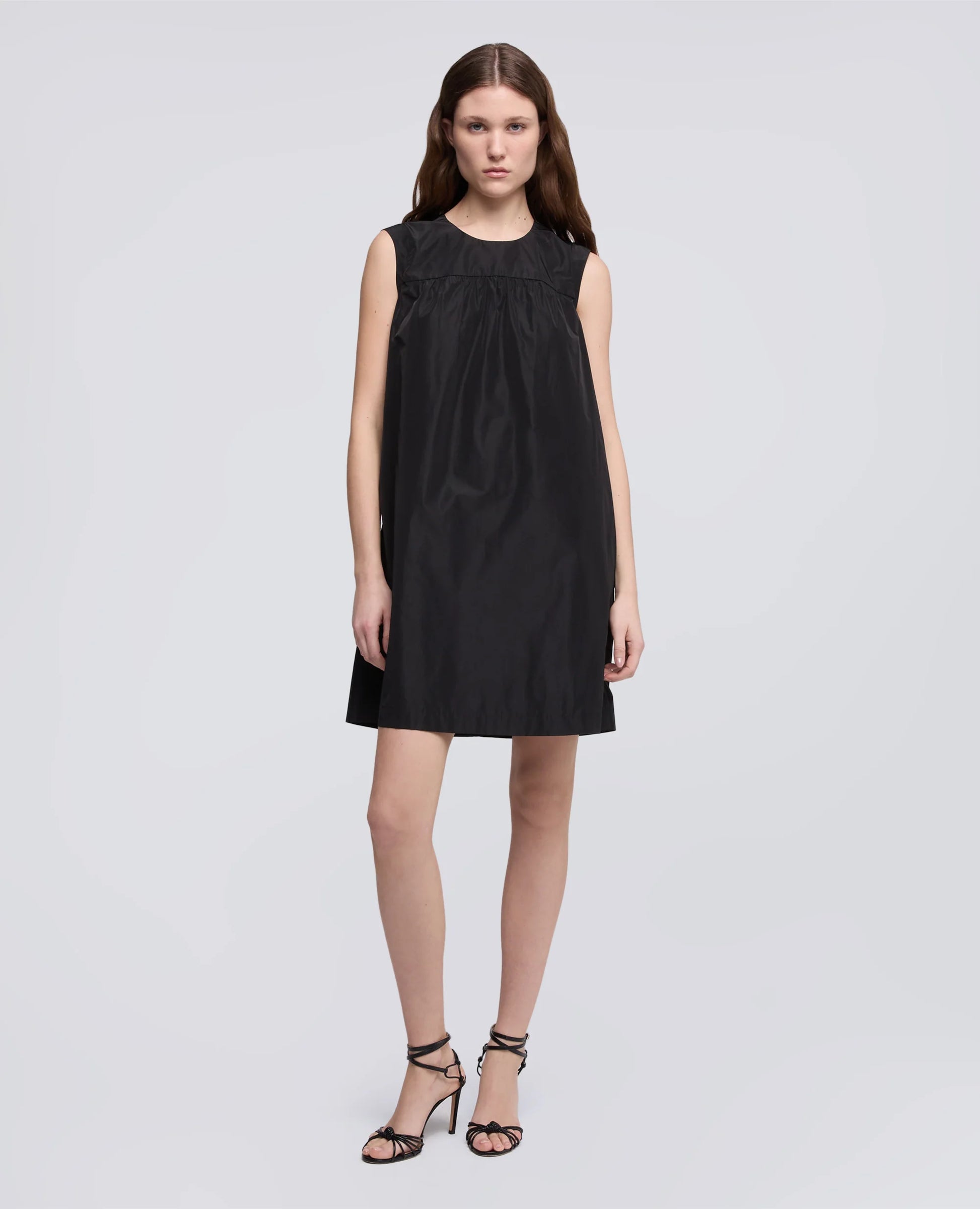 Tech Polyester Dress - Blue/Black - DUNE + SALT