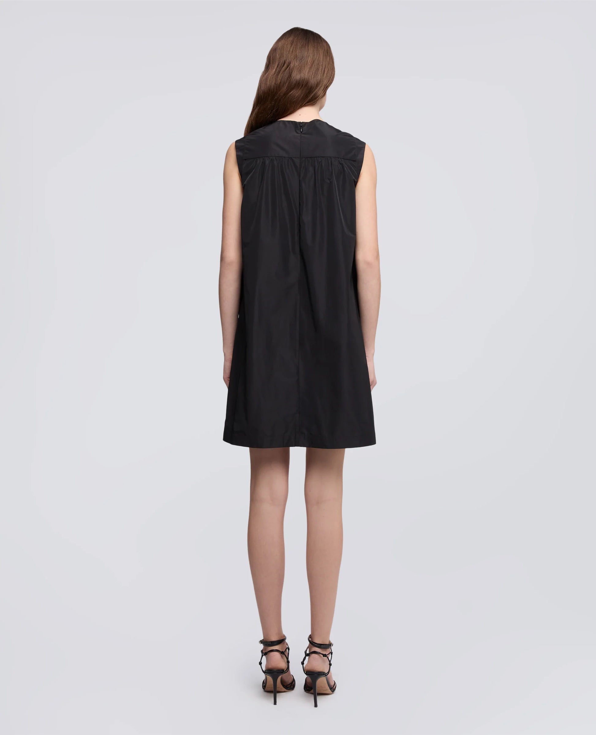 Tech Polyester Dress - Blue/Black - DUNE + SALT