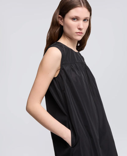 Tech Polyester Dress - Blue/Black - DUNE + SALT