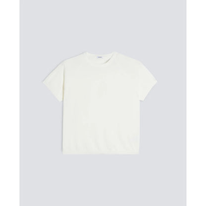 Pure Cotton Crewneck T-Shirt - White - DUNE + SALT