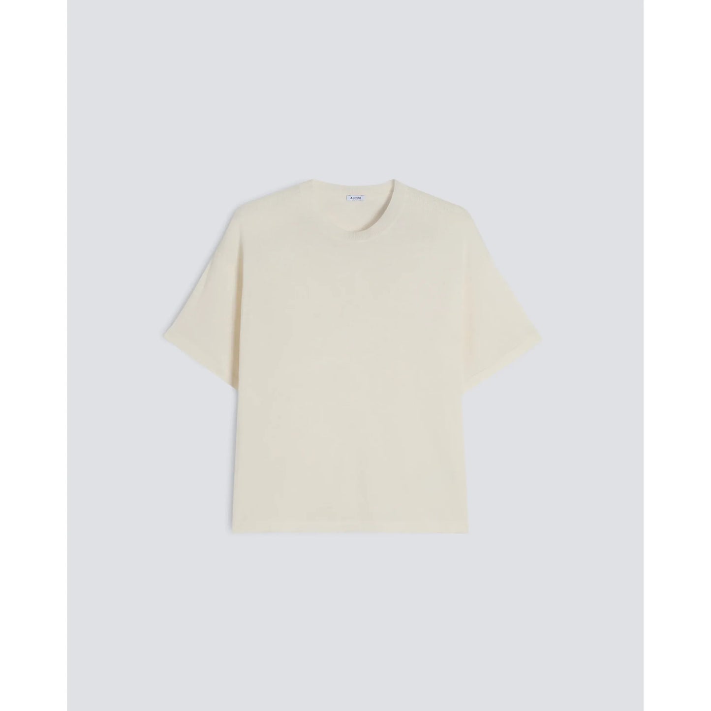 Silk/Cotton/Cashmere Knitted T-Shirt - White - DUNE + SALT