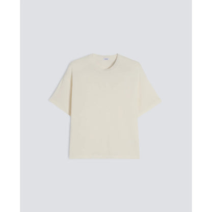 Silk/Cotton/Cashmere Knitted T-Shirt - White - DUNE + SALT