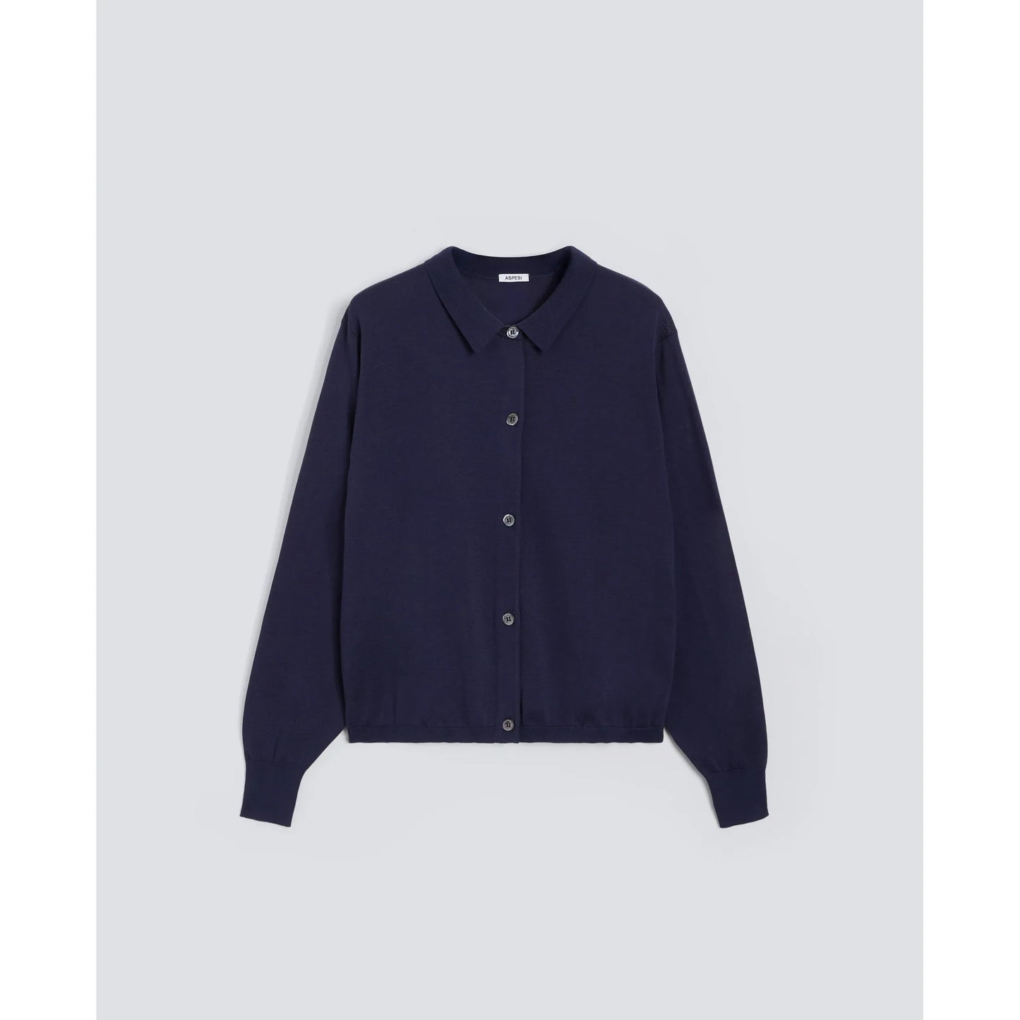 Cotton/Silk Linen Cardigan - Navy - DUNE + SALT