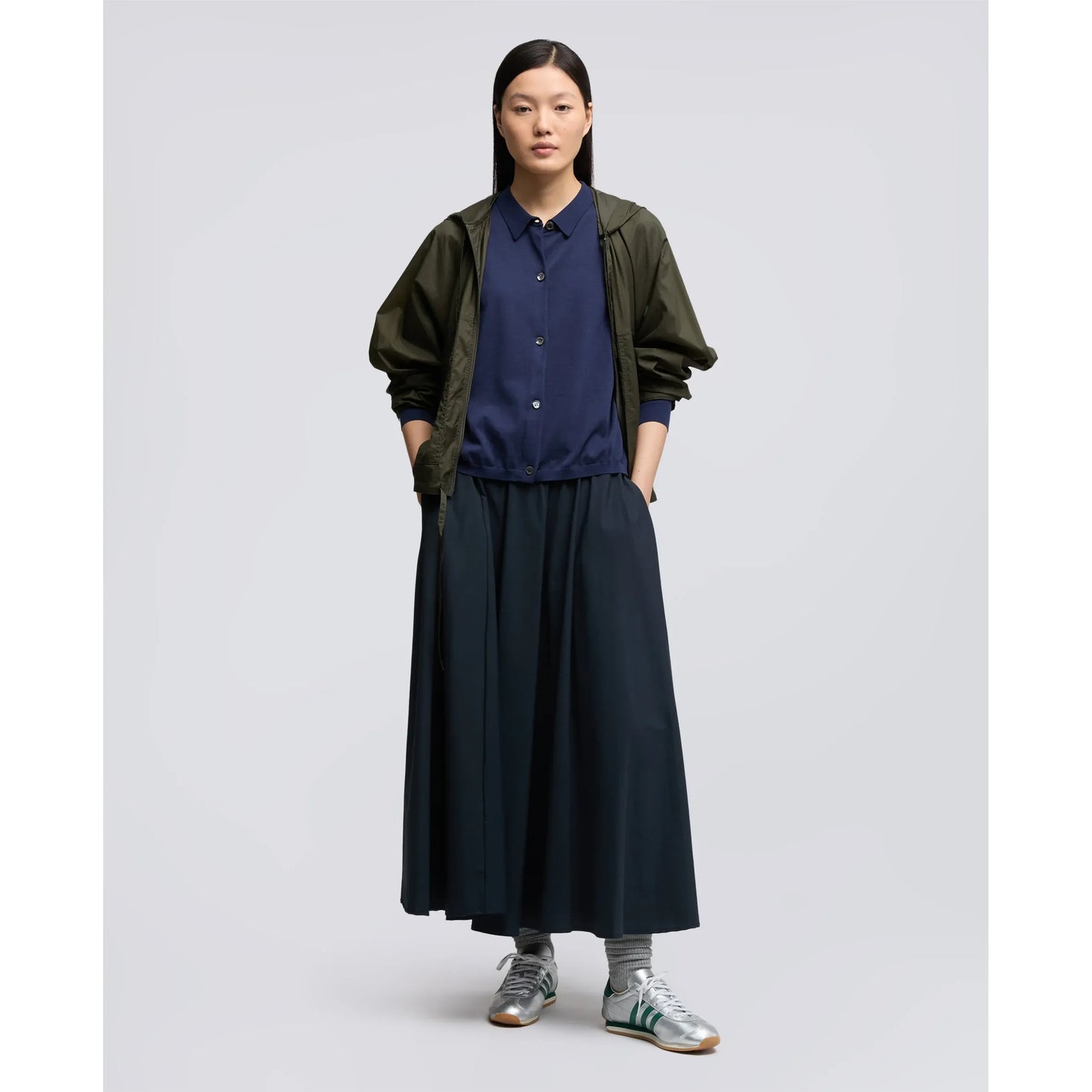 Cotton/Silk Linen Cardigan - Yellow - DUNE + SALT