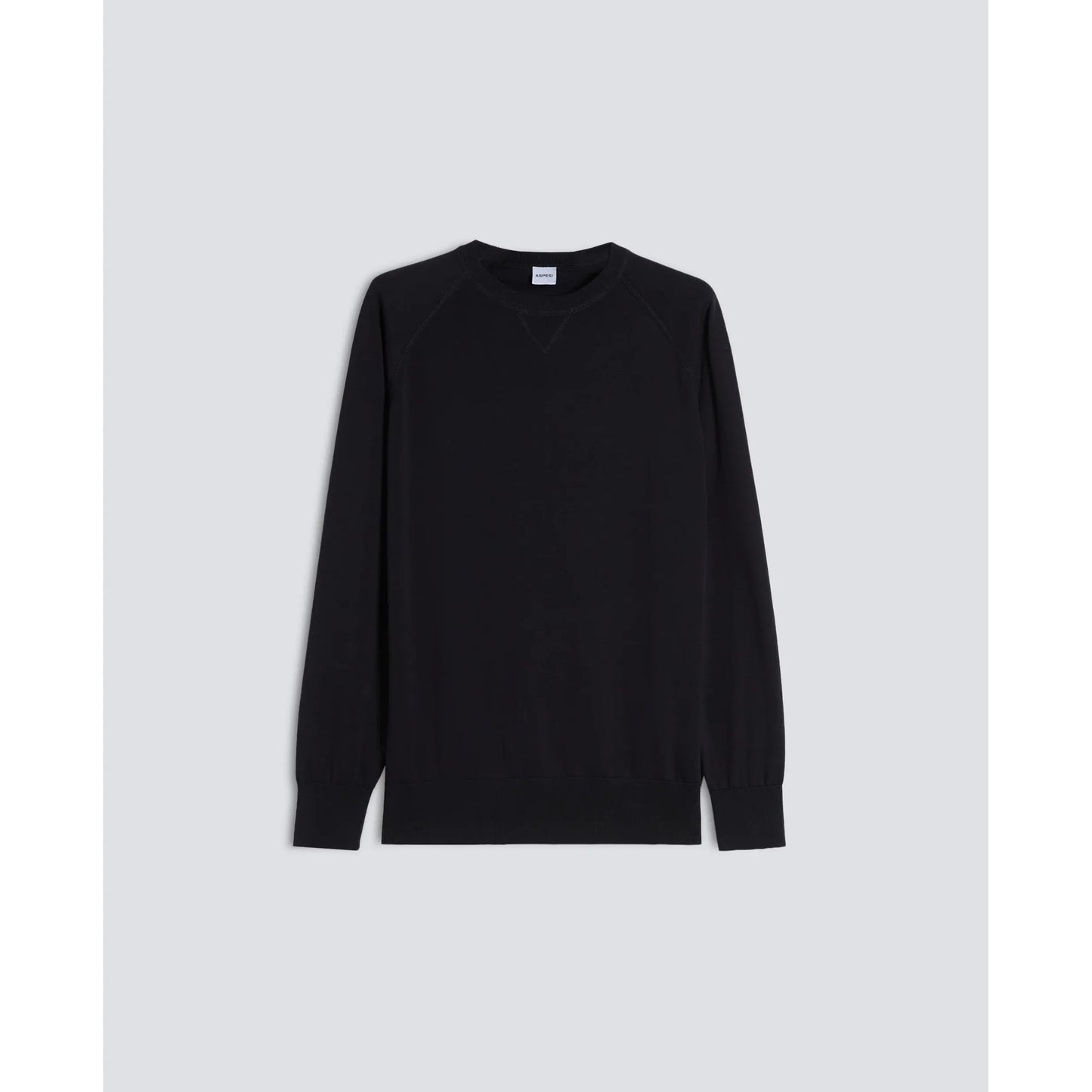 Cotton Crewneck Sweater - Navy - DUNE + SALT