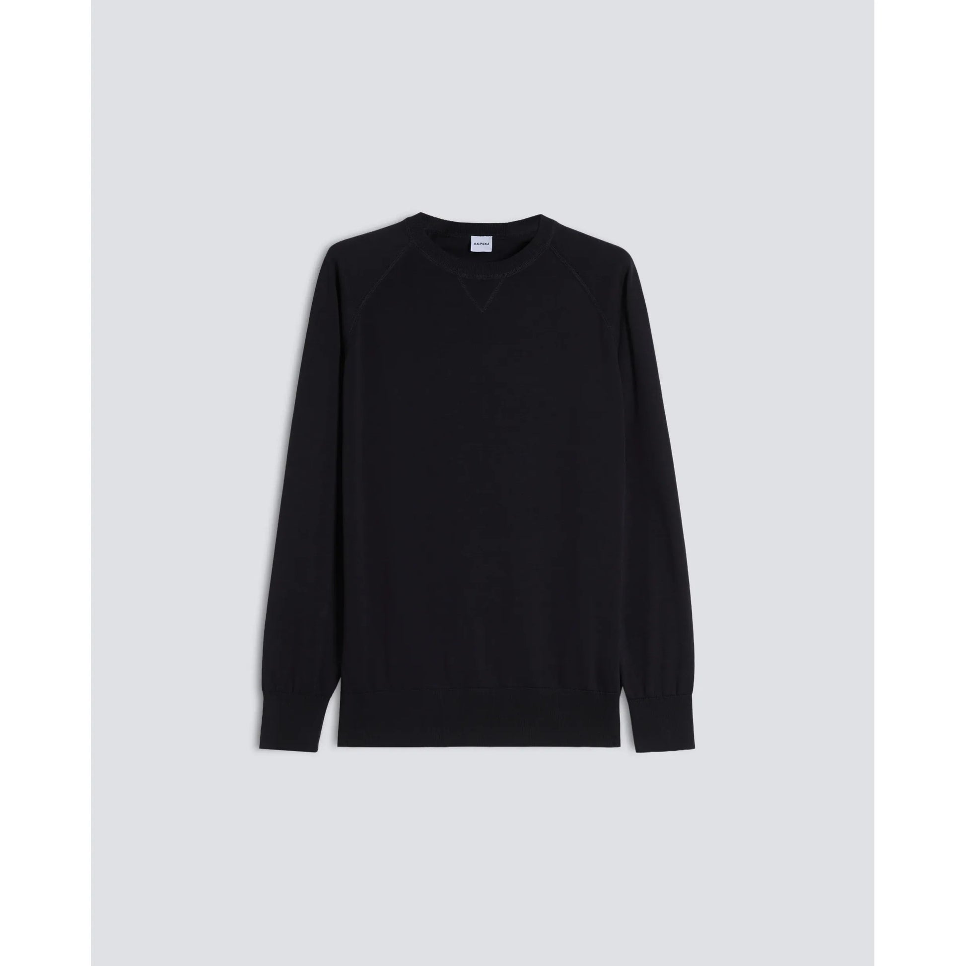 Cotton Crewneck Sweater - Navy - DUNE + SALT