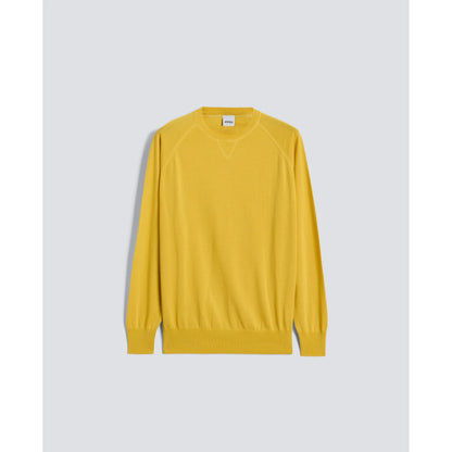 Cotton Crewneck Sweater - Yellow - DUNE + SALT