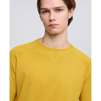 Cotton Crewneck Sweater - Orange - DUNE + SALT