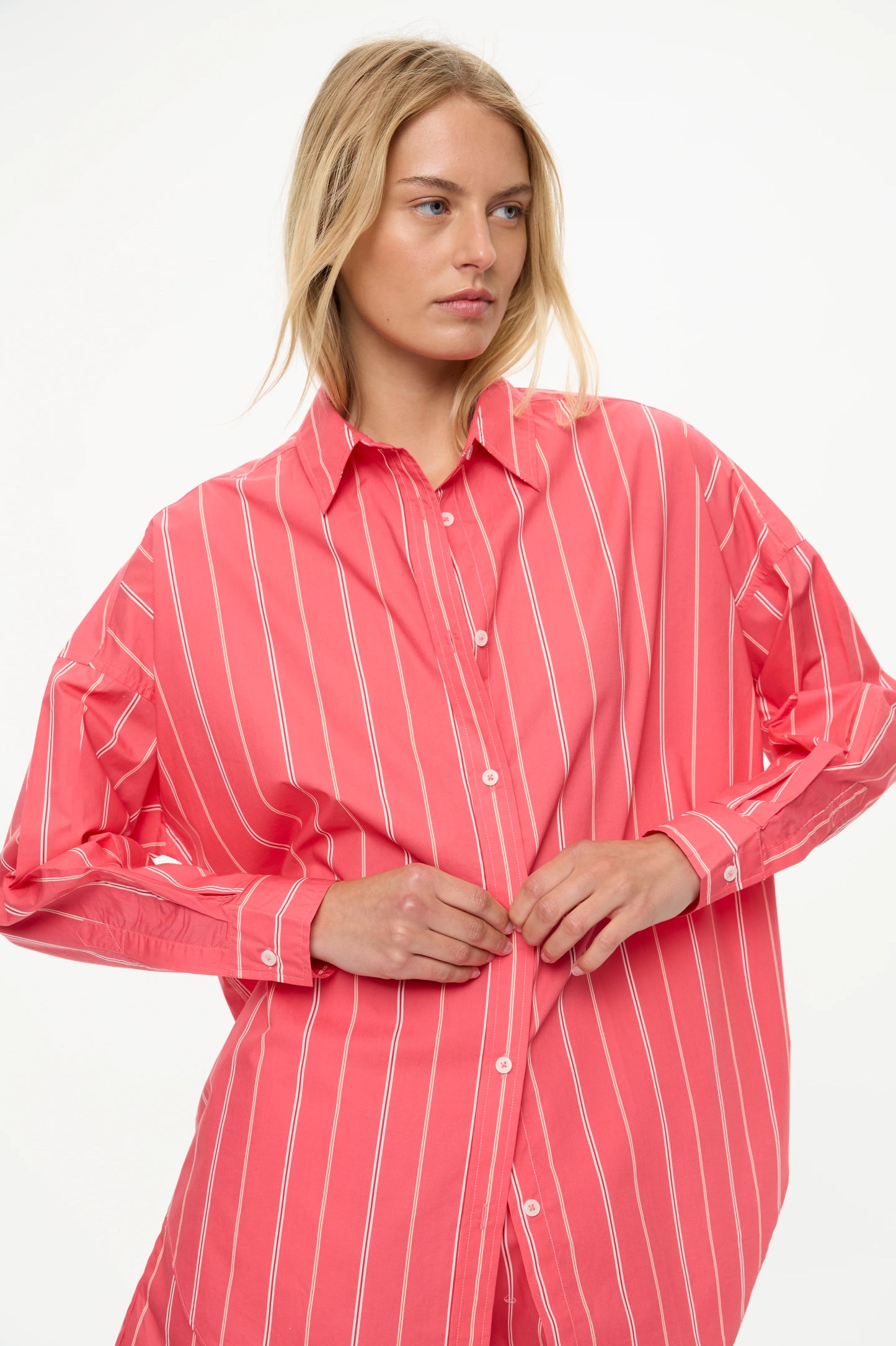 Chiara Striped Shorts - Watermelon/Salsa/Orange/Natural