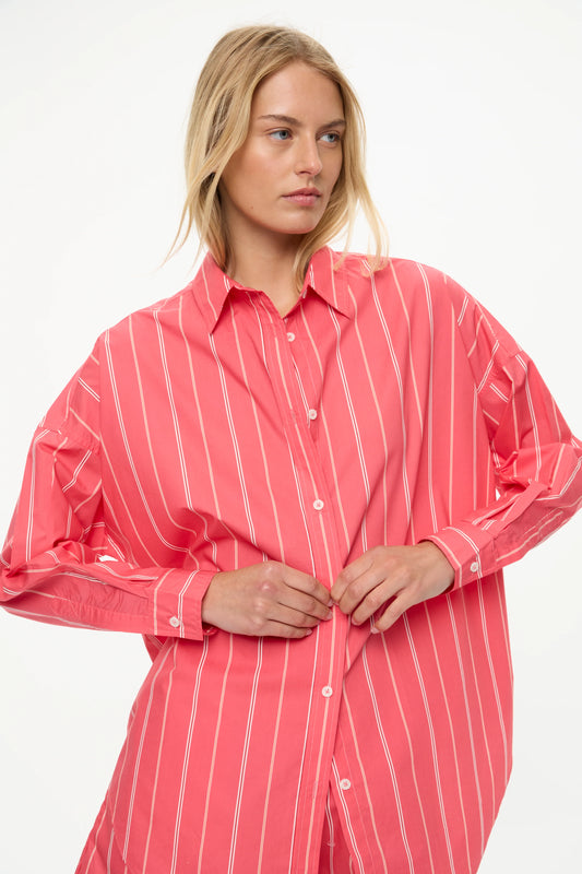 Chiara Striped Shorts - Watermelon/Salsa/Orange/Natural
