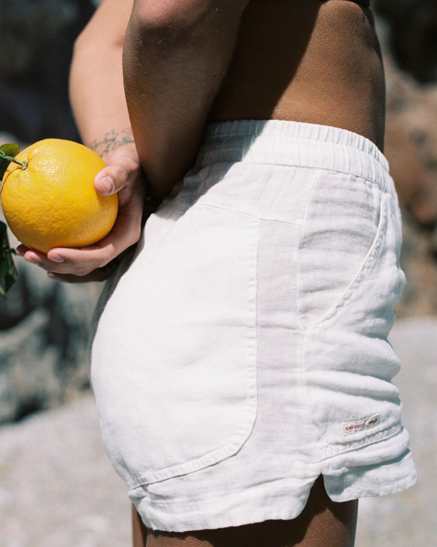 Women's Safari Linen Short - Faded Navy - DUNE + SALT