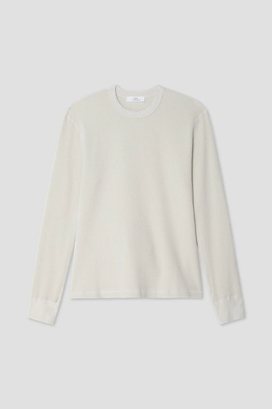 L/S Crew Waffle Tee - Ash