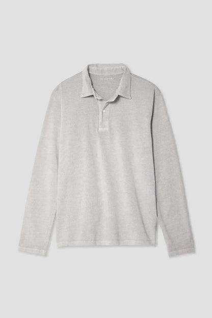 L/S Organic Recycled Polo - Salt - DUNE + SALT
