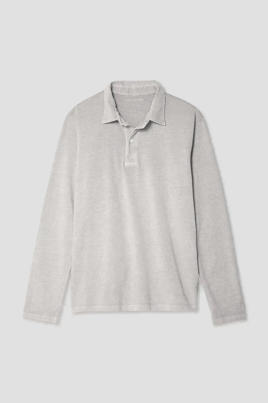 L/S Organic Recycled Polo - Salt - DUNE + SALT