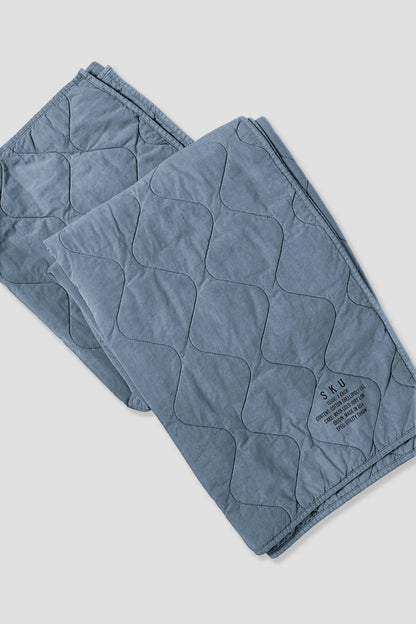 Quilted Utility Throw - Union Blue - DUNE + SALT