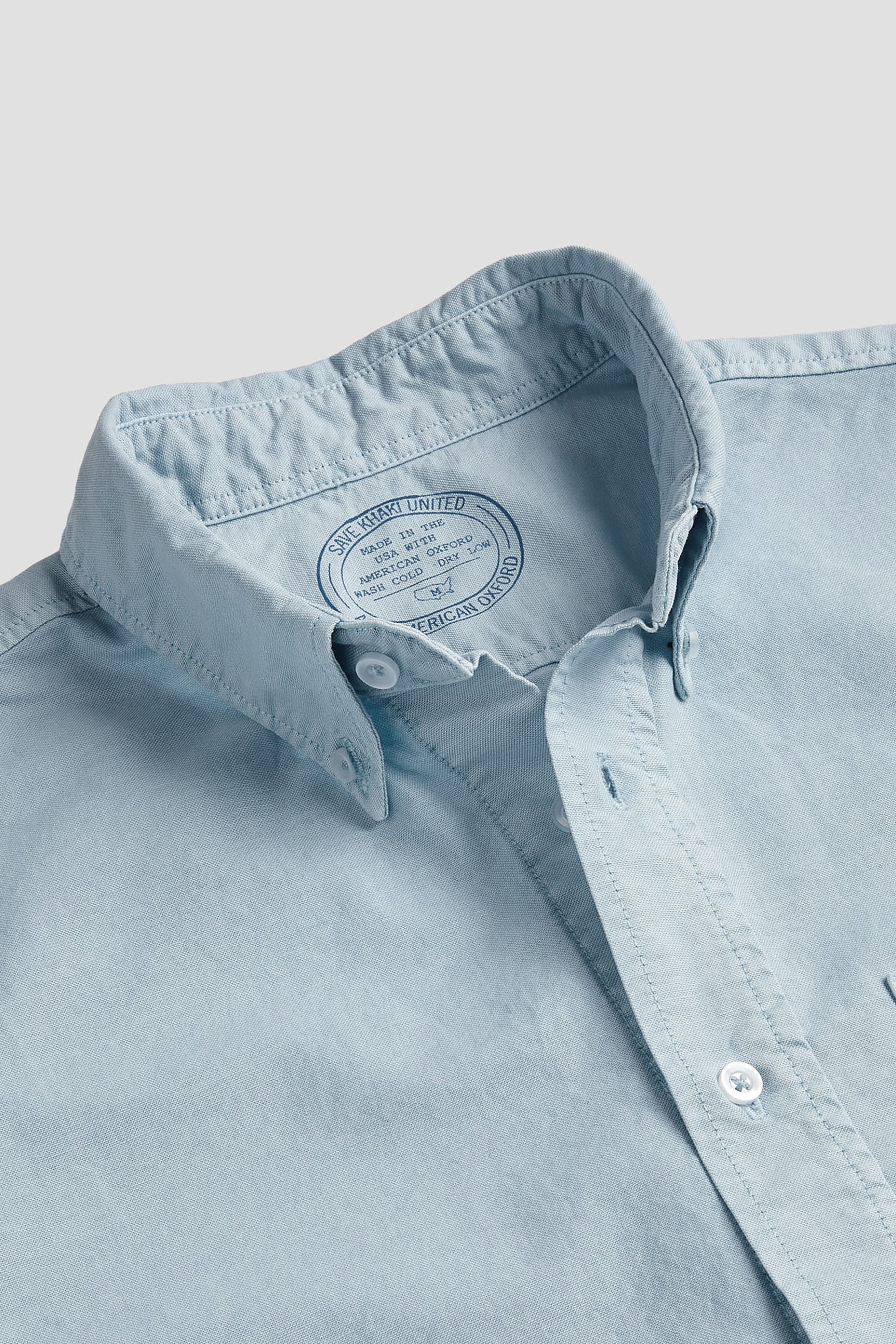L/S American Oxford Shirt - Surf - DUNE + SALT