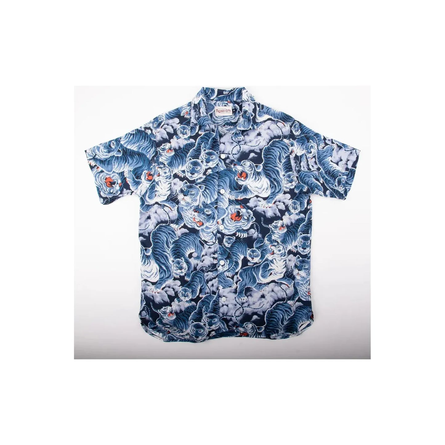 Hawaiian Ice Tiger Shirt - Navy Multi - DUNE + SALT