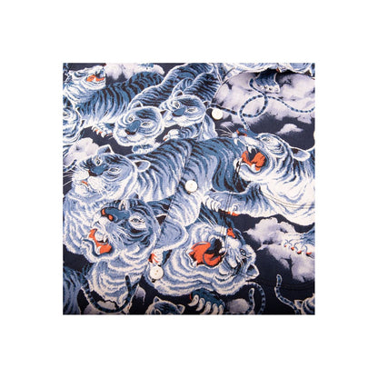 Hawaiian Ice Tiger Shirt - Navy Multi - DUNE + SALT